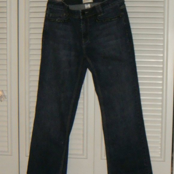 White House Black Market Blue Flair Jeans - Picture 2 of 7